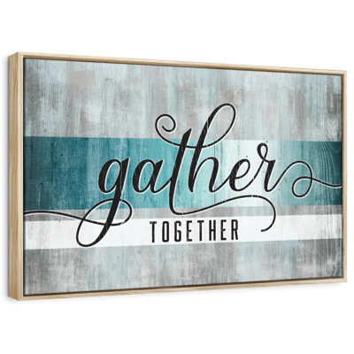 Tergel Gather Together Grunge Typography