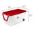 Sterilite 160 Qt Wheeled Storage Box, Large Plastic Container with Lid, 2 Pack