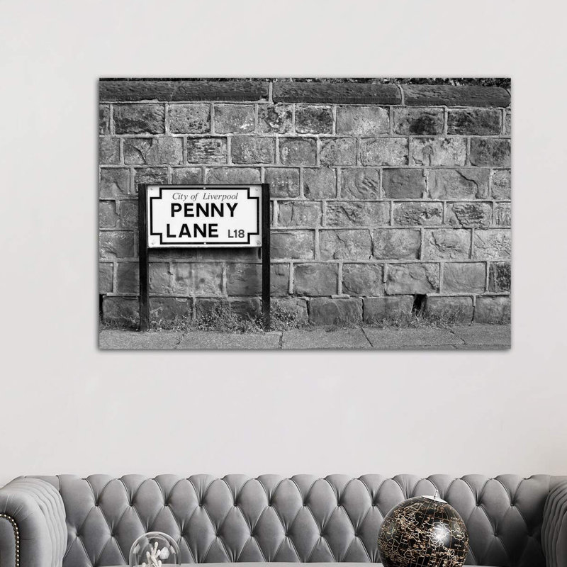 Penny Lane 1 Piece Wall Art on Canvas, 152.5 cm H x 101.5 cm W
