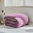 Solid Color Comforter Light Color 3 PCs Bedding Set Pure Color Bed Comforter Set-115665725-115665713