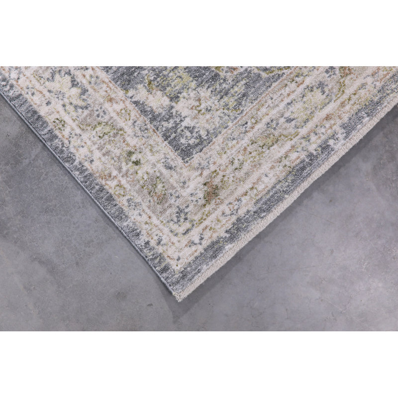 Stamey 12502-518 NAVY/IVORY/BEIGE, Runner 2'2" x 7'7"
