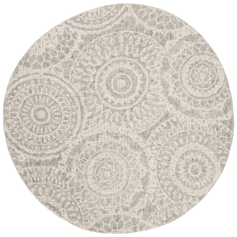 Salerna Hand Tufted Wool Abstract Rug