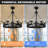 30-In 6-Light Traditional Farmhouse Candle Fandelier Ceiling Fan with Lights with Remote Control-577277409