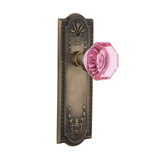 Meadows Plate with Waldorf Pink Door Knob