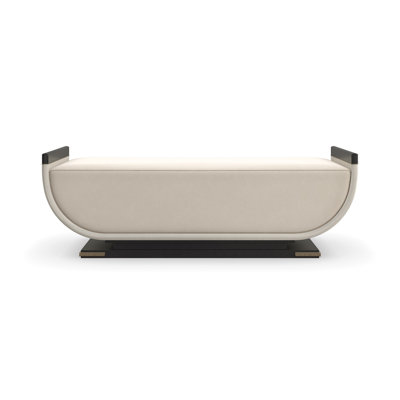 Crete 100% Polyester Upholstered Bench
