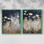 FLORAL Series CECXCII - Reproduction encadrée de qualité supérieure - prête à être accrochée - aucun clou requis - aucun clou requis-186864422-186864423