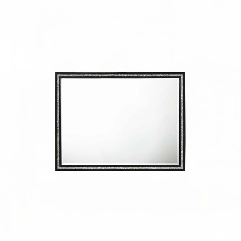 Black Finish Mirror