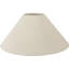 Abirad 28cm H Linen Blend Empire Lamp Shade ( Screw On ) in Beige