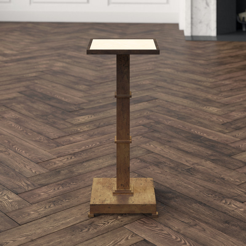 Blake Marble End Table, Gold