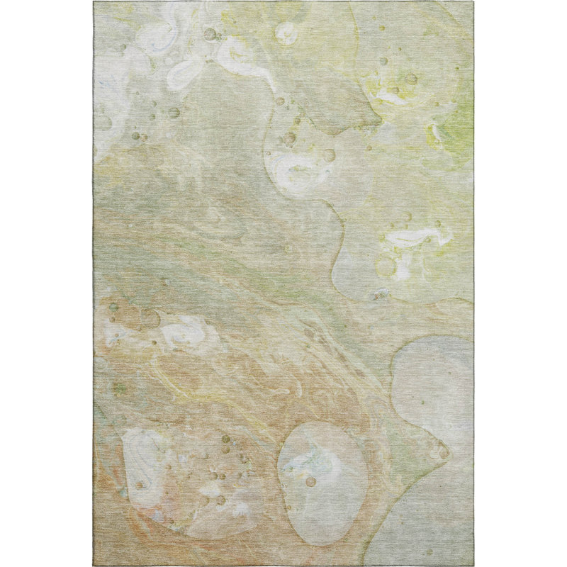 Premium Machine Washable Ralston AMF1941 Abstract Rug, Rectangle 2'6" x 3'10"