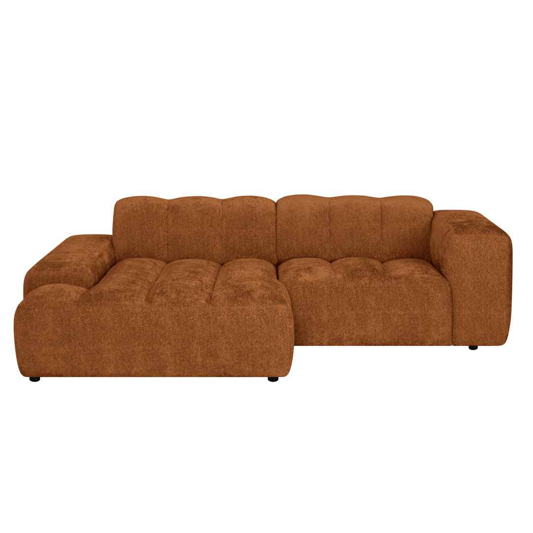 Ecksofa Amruth - kleines Sofa Element - extra lange Chaise Longue