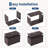 73 Gallon Waterproof Large Resin Deck Box Indoor Outdoor, Lockable Storage Container for Patio Furniture Tools, Waterproof Deck Box Patio Storage Bin for Pool Garden, Brown-122911344-122911346