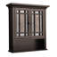 Armoire murale amovible à deux portes avec portes en mosaïque en verre Caleb, tablette réglable pour le rangement de la salle de bain ou de la maison-16556933