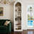 74.8" Tall Arched Bookshelf – 6-Tier Narrow Open Display Shelving Unit for Small Spaces, Home Office & Living Room