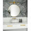 Éclairage pour meuble-lavabo à DEL en métal Daveney-823629585