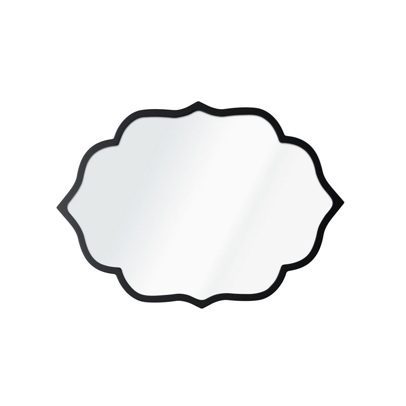 Miroir décoratif, 19,7 po x 27,6 po, Noir