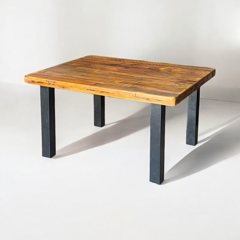 Table basse Rustic Reclaimed Roots, H 16,5 po x L 24 po x l 24 po