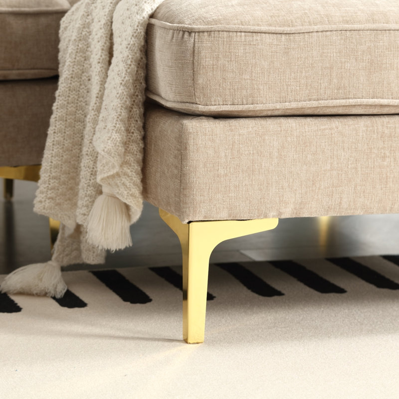 L  Shape Sofa, Beige