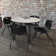 Albaugh 42" L Round Breakroom Table