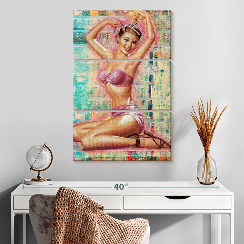 Navette de pin-up I, H 32 po x l 20 po