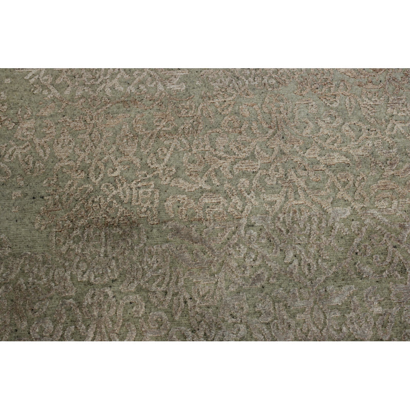 Xylon One-of-a-Kind 4' New Age Round Area Rug Pink/Beige/Gray
