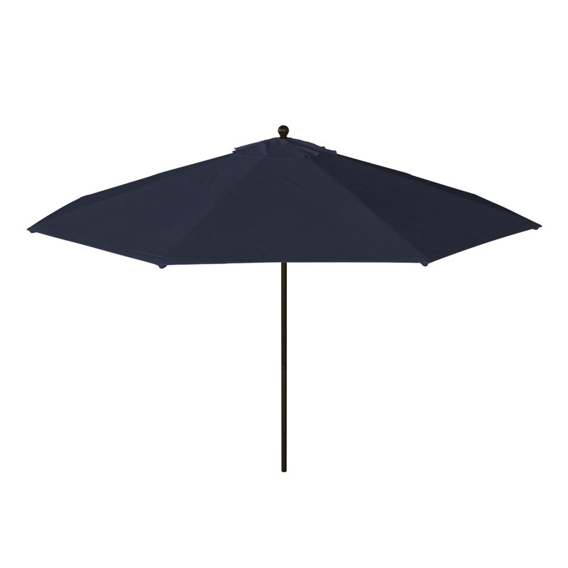 Parasol de patio blanc mat 11 pi., Indigo
