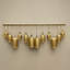 Cloche de suspension en jute Neyra Iron Cow Bells