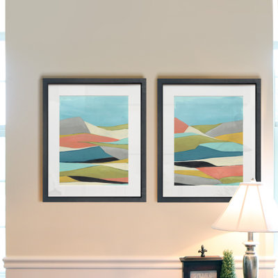 " Sunlit Graze II " 2 - Pieces Painting Print