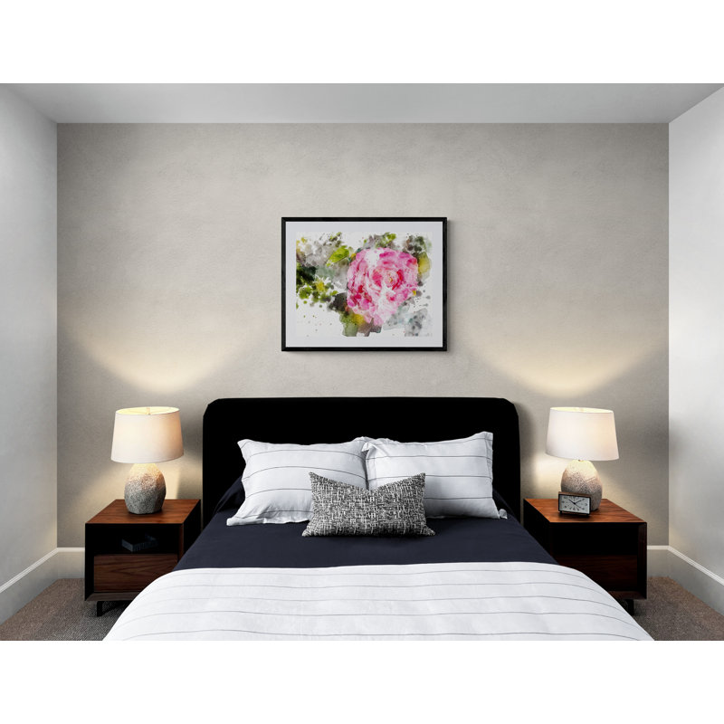 Floral 3426 Print by Chamira Young, Black Framed Paper, 31.25" H x 25.25" W