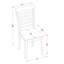 Ensemble de salle à manger 7 pièces comprenant une table rectangulaire à rallonge papillon et 6 chaises de cuisine, 91 x 137 cm, brun selle-312694139-412402014-407576208