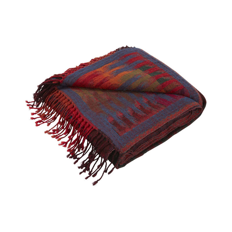 Khan Throw Blanket, Orange
