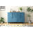 4-Door Buffet Cabinet With Storage, Wood Sideboard Cabinet With Unique Arc Handles And Adjustable Shelves For Dining Room, Kitchen, And Living Room-425772554