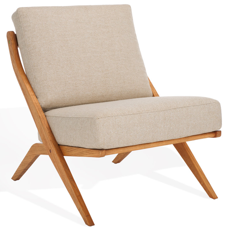 Rashona Scandinavian Accent Chair, Natural