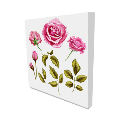 Roses - Wrapped Canvas Print