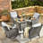 Tommy 6 Piece Multiple Chairs Seating Group-826555685
