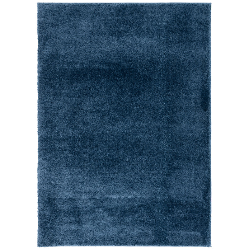 Faranaz Penelope Shag Performance Solid Color Rug, Rectangle 4' x 6'