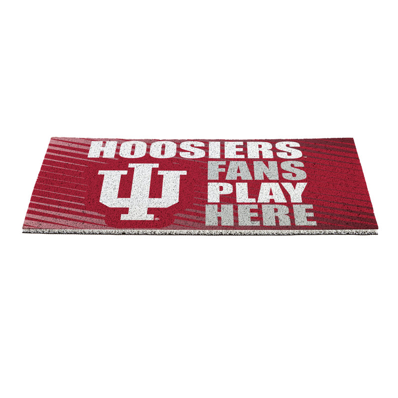 Tapis en PVC de l'Université Indiana, 28 po x 16 po