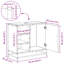 60 cm Single Bathroom Vanity Base Only-1019451086