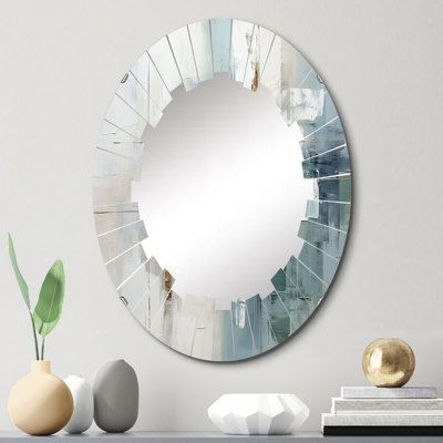 Zubi - Miroir mural moderne ovale