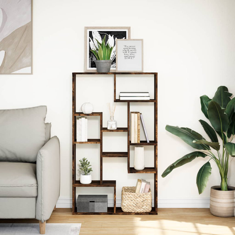 Betteridge 72cm W Bookcase, Smoked Oak