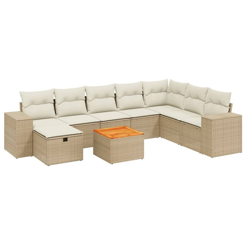Ensemble de canapé de jardin Vidaxl