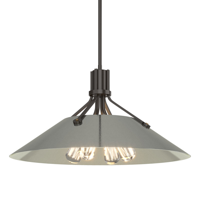 Henry 4 - Light Single Cone Pendant, Oil Rubbed Bronze, Sterling