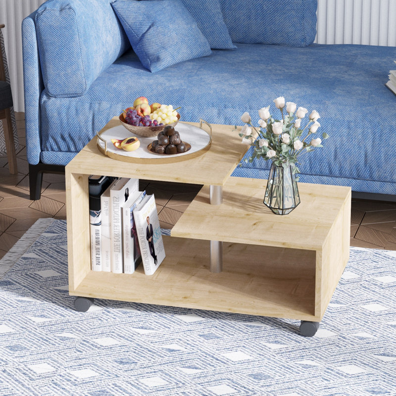 Kepner Four Leg Coffee Table with Storage