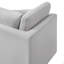Chaise de coin Chauncy - Gris