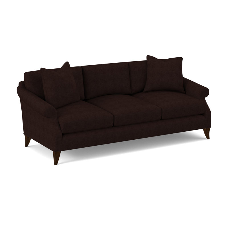 Turner Sofa, American Walnut, Margaret Mahogany Polyester Blend