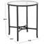 Tauri Forged Metal Round Accent Table-355985598