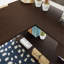 Bureau en L, finition brune