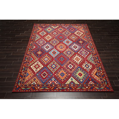 Wool Geometric Indoor Rug