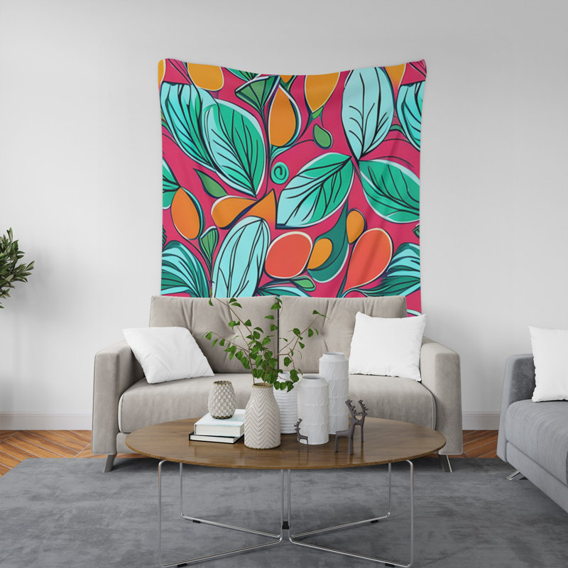 Tapisserie murale, H 80 po x l 68 po