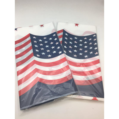 Gustauo 3-Pack Table Covers For 4Th Of July Independence Day And Memorial Day Gatherings - (108” X 54”) Size